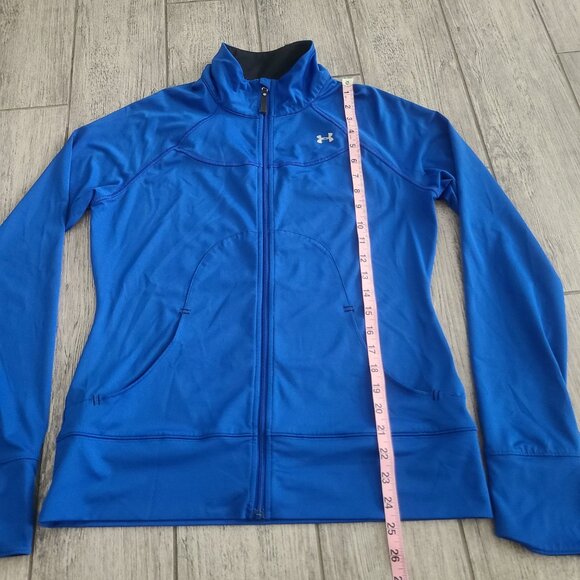 Activewear Under Armour AllSeasonGear Full Zip Jacket royal blue womens medium - Picture 5 of 9